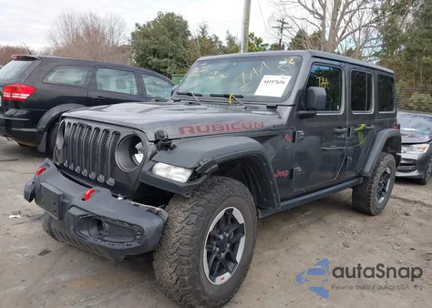 2021 Jeep Wrangler Unlimited Rubicon 4X4 from USA, damaged, VIN 1C4HJXFG2MW841673